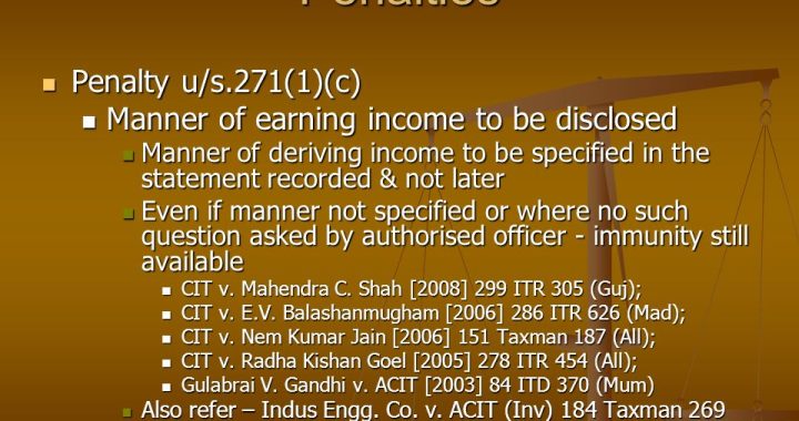 Bombay High Court Upholds Section 271(1)(c) Penalty for Deliberate Non-Disclosure